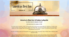 Desktop Screenshot of americasbestinnlafayette.com